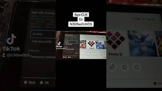 Sys-CLK Nintendo Switch#switch #nintendo #nintendoswitch #scene #hekate #atmosphere