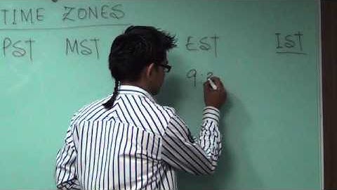 US Time Zones Demonstration