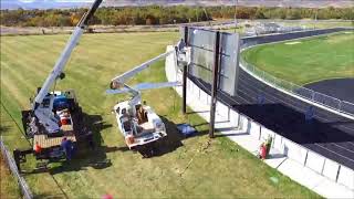 Baker Sign Scoreboard Install