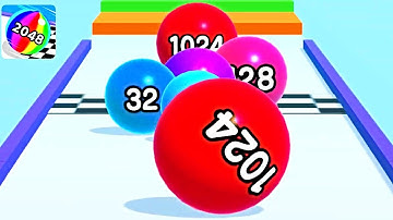 Ball Run 2048 Merge Number ! MAX LEVELS Gameplay Walkthrough New Update Part 87 android, ios