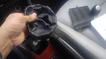 Saab 9-3 replacing shifter boot