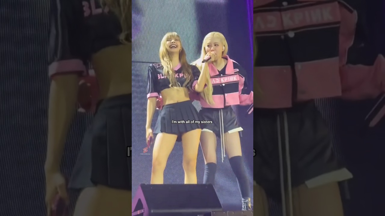 Rosé rapping Lisa part ( Jump ) 🤧 #rose #lisa #blackpink #shorts
