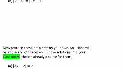 1.5 (2 of 7) Absolute Value Equations.mp4