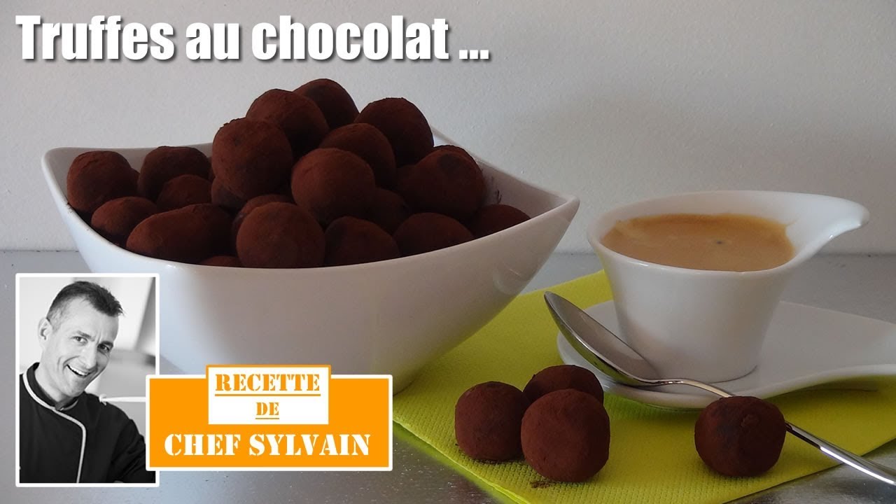 Truffes au chocolat - Recette par Chef Sylvain