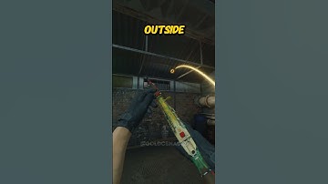 OUTSIDE CONNECTOR FLASH #shorts #cs2