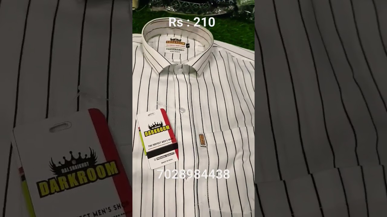 R 21 BRAND ( 100% cotton shirt ) RS : 210 