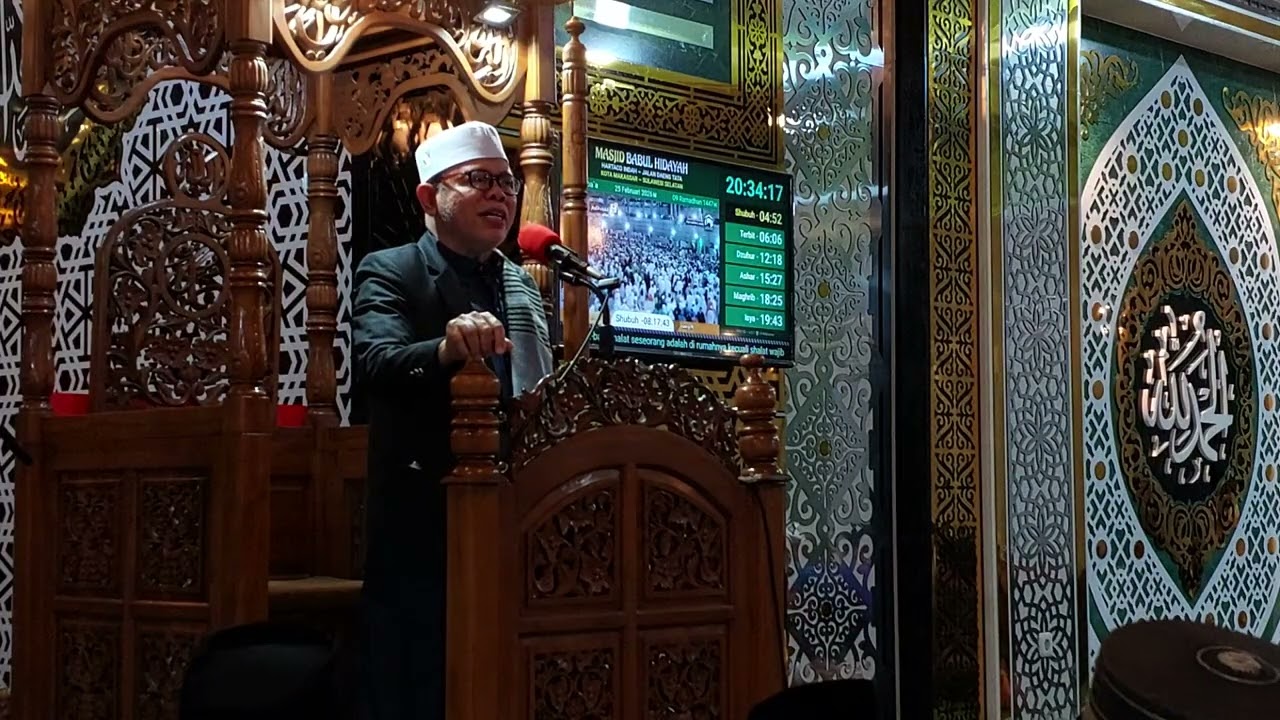 Ceramah Tarwih Malam ke-8 || Tema