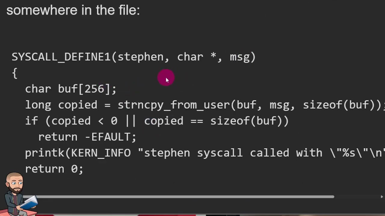 Write a System Call yourself