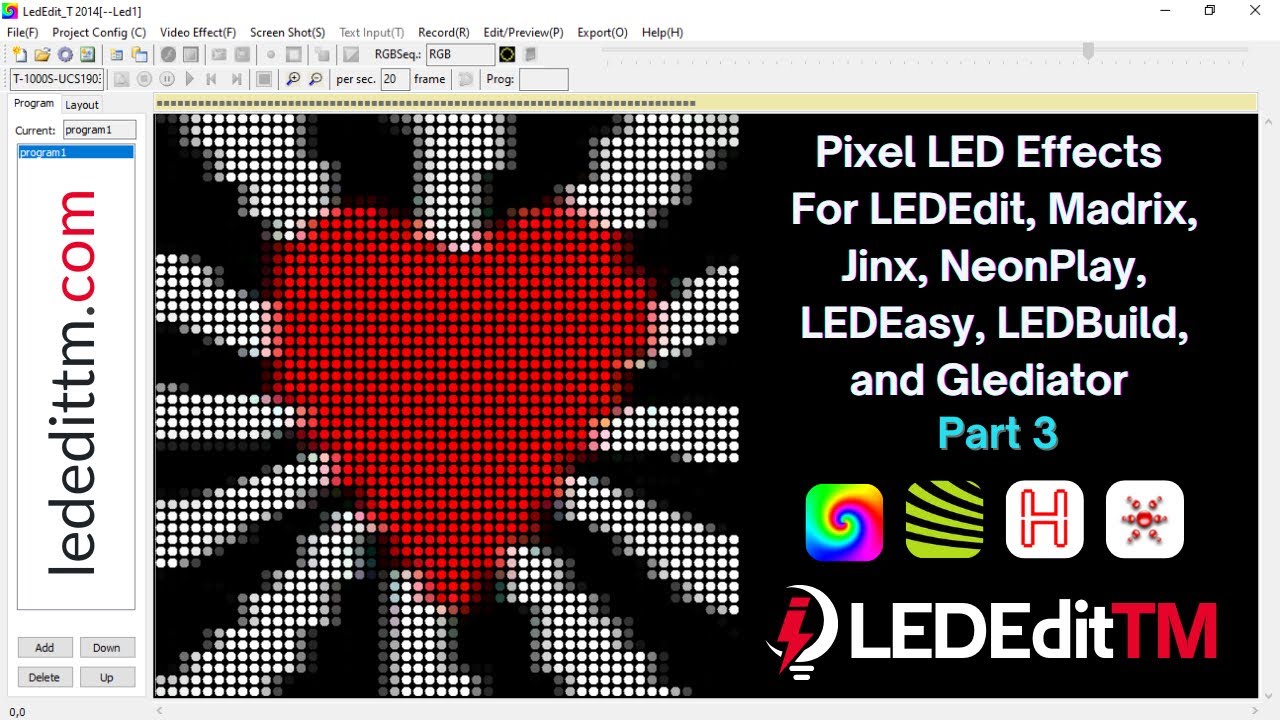 led edit effects - pixel led animator 2 https: ... Pixel LED Effects Download for LEDEdit 03 - YouTube
