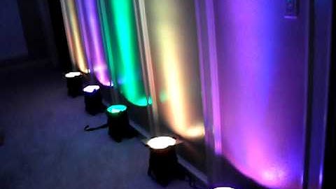 Mardi Gras LED Par 64 Demo Power linking Eternal Lighting Company