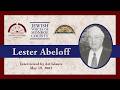 Jewish Voices of Monroe County: Lester Abeloff