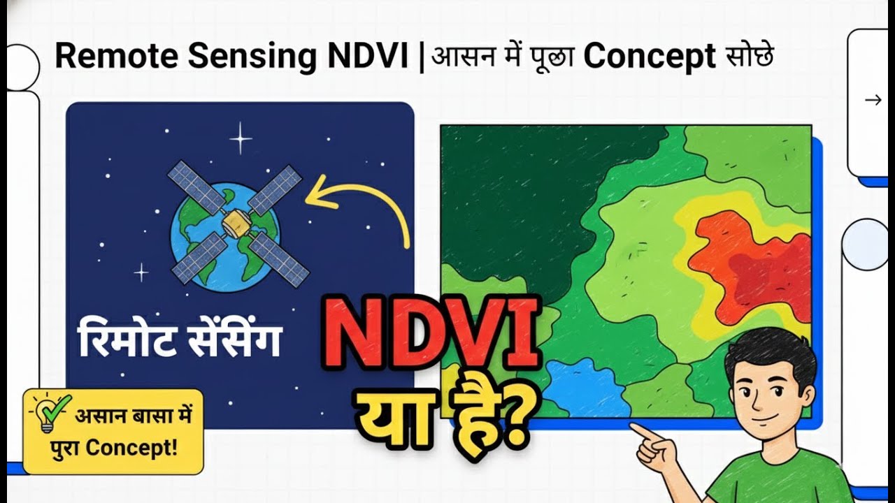 Remote Sensing NDVI | आसान भाषा में पूरा Concept सीखें - YouTube