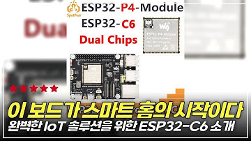 놀라운 성능의 ESP32-P4 대공개! 코어 보드로 내가 만든 스마트홈 완벽 구현기