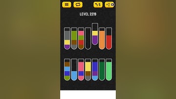 【Water Sort Puzzle】 Level 2219