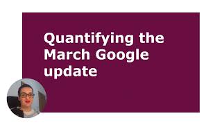 March Google update  what dropped the most