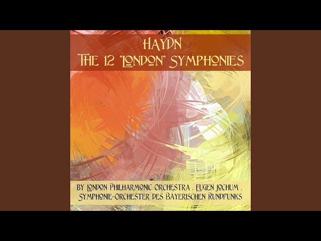 Haydn - Symphonie n°96 "Miracle":Vivace final : Orch Philh Londres / E.Jochum