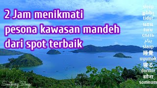 the beauty of the sea in the tourist area of ​​​​mandeh from the best spot for relaxation