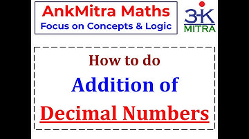 English || Addition of 2 or more Decimal Numbers || Basic Concepts || Easy Maths