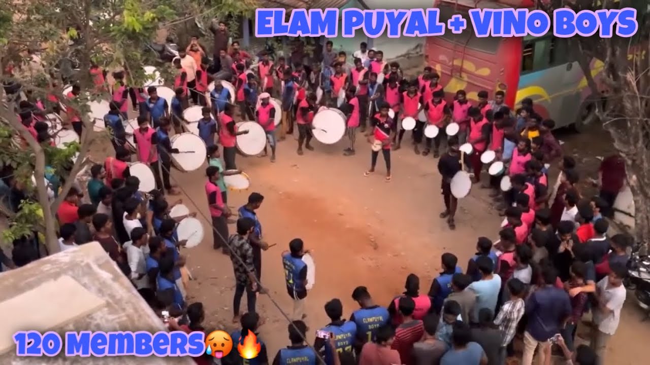120 Members at a time🔥 | Elam Puyal Thapset + Vino Boys | Karaikal Koodu 🥵2022 | Ph : 9791294598