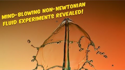 Mind Blowing Non Newtonian Fluid Experiments Revealed!
