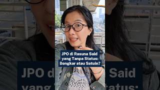Full JPO di Rasuna Said yang Tanpa Status: Bongkar atau Satuin Update