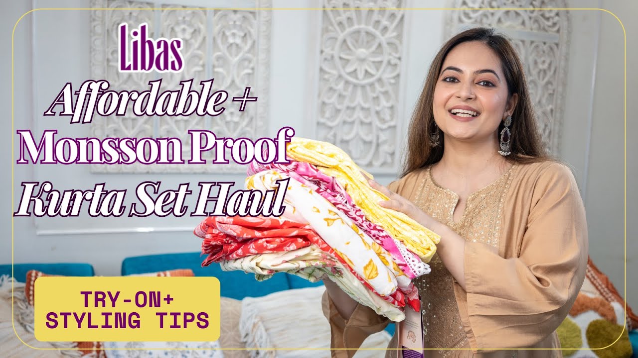 Libas Affordable Cotton Kurta Sets Perfect for Monsoon | Easy-Breezy Kurta Haul | Mahima Giri