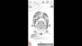 Drawing Female Face with Sketchbook Pro screenshot 1
