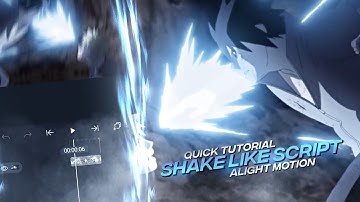 Tutorial Edgy Rotation | Shake Script [Edit/AMV] Alight Motion 4.0 | Free Preset