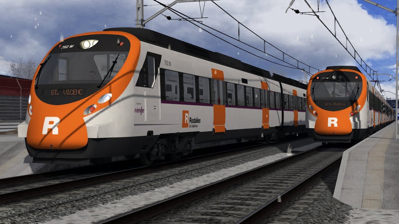 TS2020 | Especial de Navidad: Línea R2-Sud (St. Vicenç - Estació de França) Renfe Civia 465 Rodalies