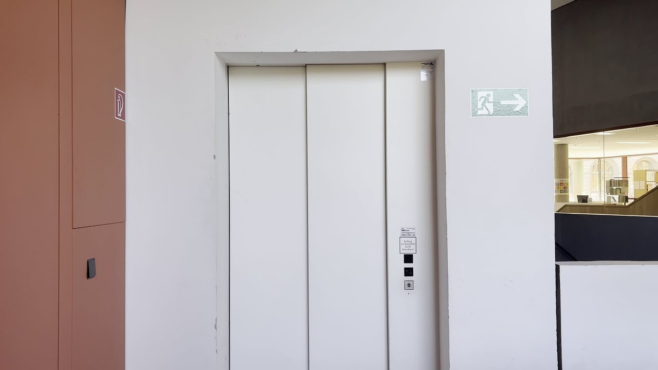 2004 FB Aufzüge traction Elevator at university in Weimar