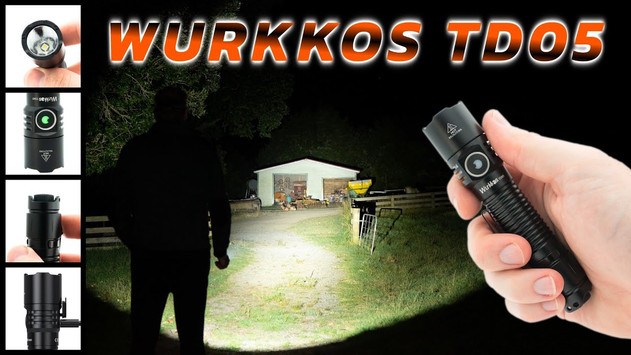 Wurkkos TD05 - SFT40 5000K - Regulated Driver - Dual Switches