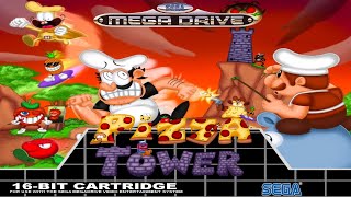 Pizza Tower - Unexpectancy (Mega Drive Cover)