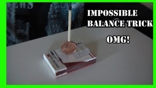 Impossible Balance Trick Coin Matchstick Wealth