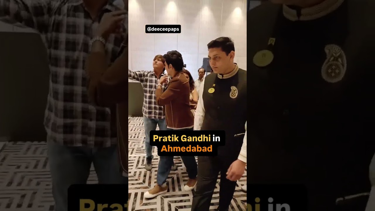 Pratik Gandhi in Ahmedabad 