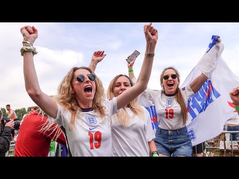 How England fans reacted to 2-0 victory over Germany | Euros 2020
