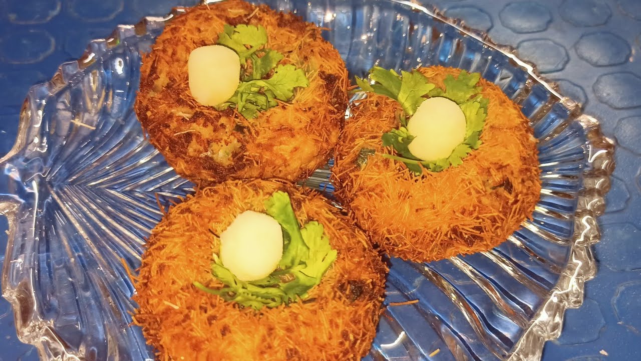 Bird nest recipe Potato nest recipe Unique and different style