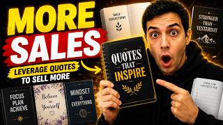 Leverage Quotes To Sell More Amazon KDP Low Content Books