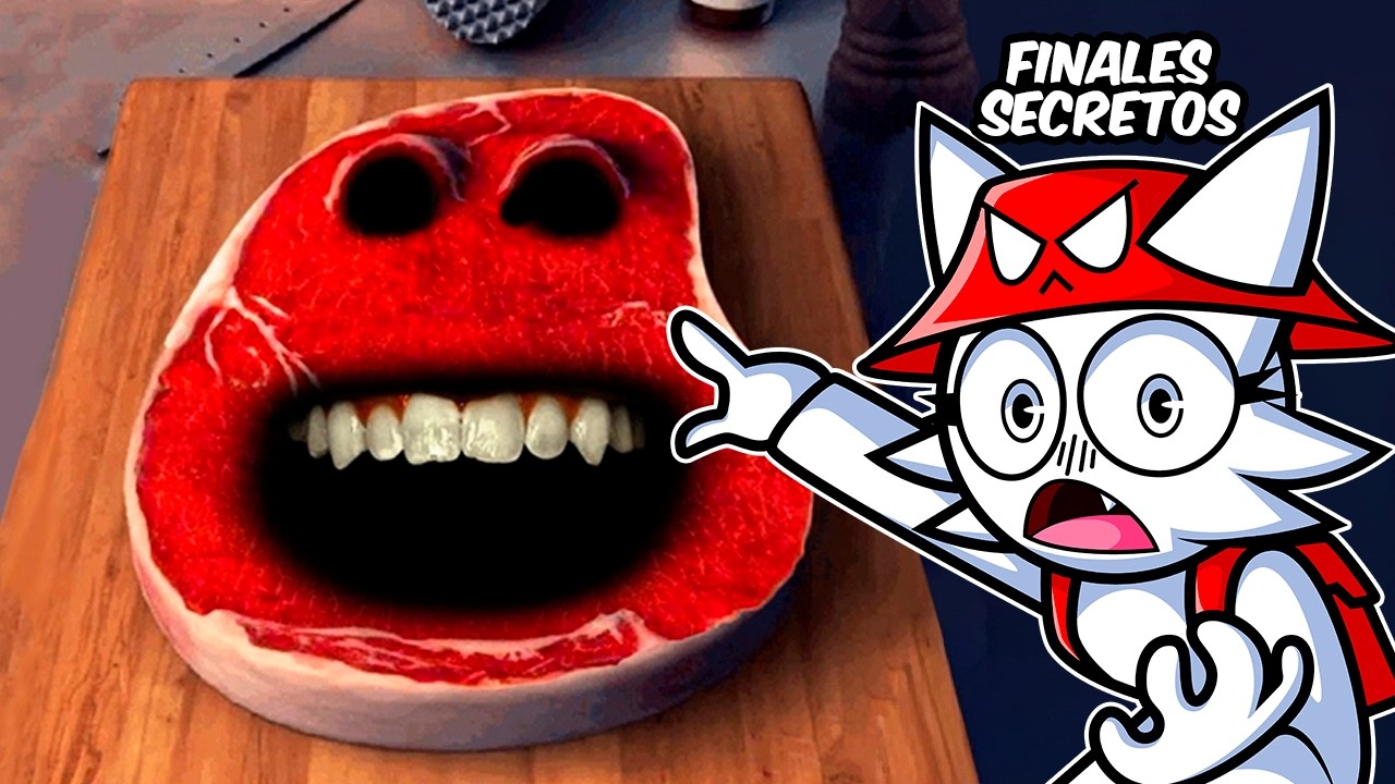 CHARLIE THE STEAK EL JUEGO PROHIBIDO 😱🥩 | TODOS LOS FINALES SECRETOS 😨 COMPLETO