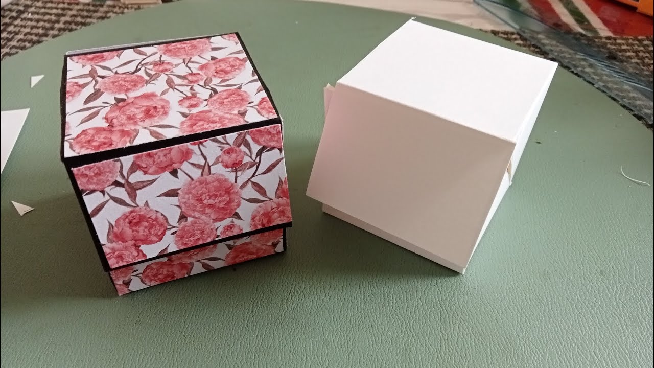 tuto boîte cube - YouTube