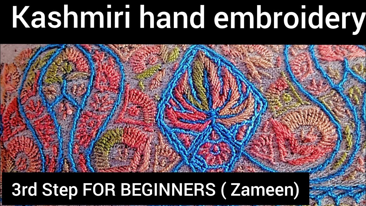 SOZNI IN KASHMIR  Zameen Kasy Bhartay Hai ( Tricks & Tips )🪡🔥 Esey Design For Beginners