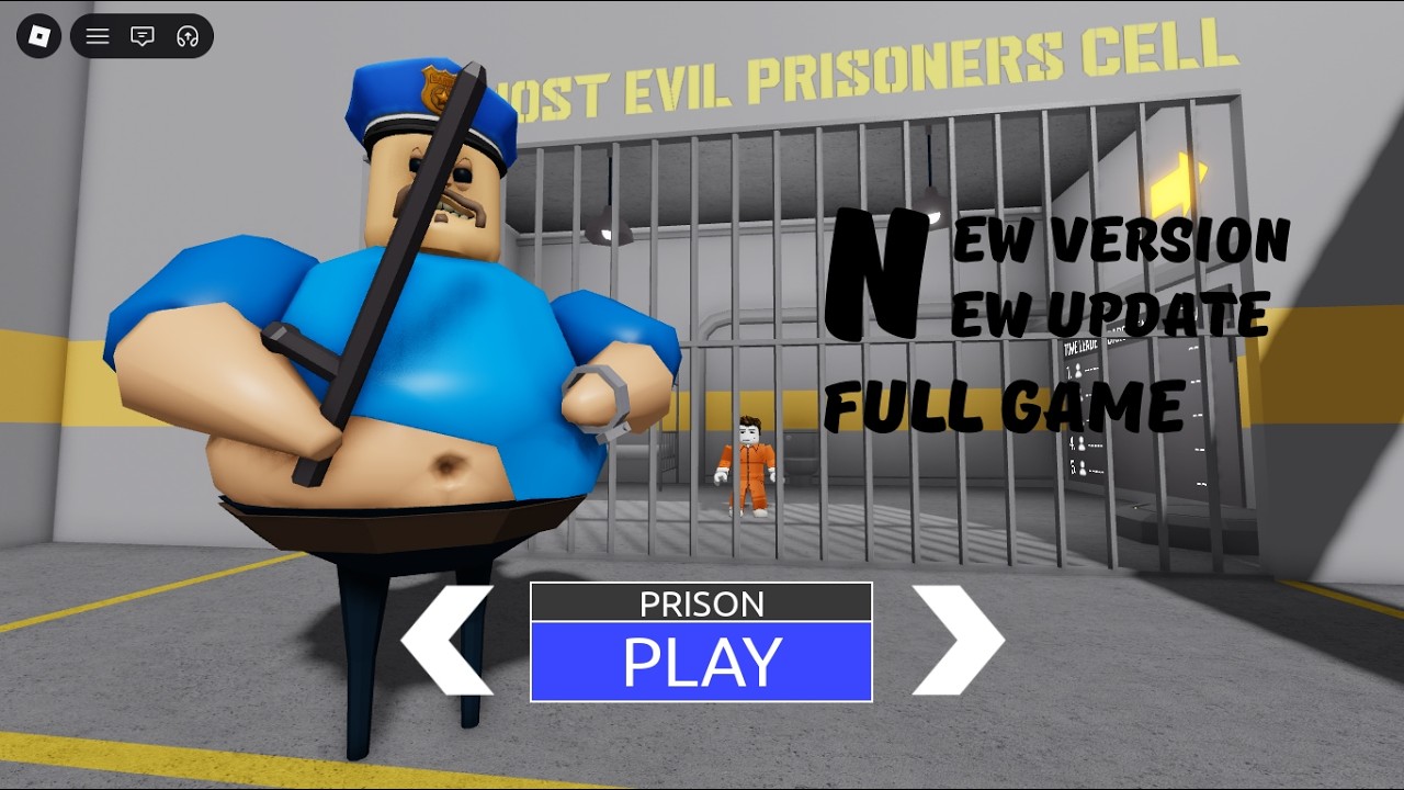 Barry’s Prison Run FULL GAME New Update  Roblox