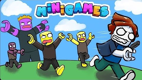 JUGANDO MINIJUEGOS EN ROBLOX