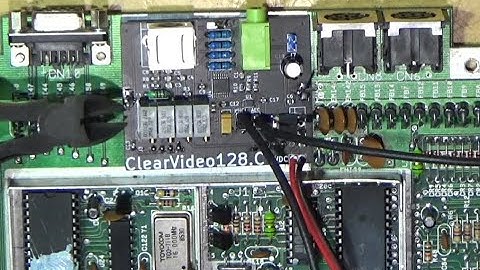 Commodore 128 Part 3 of 3 - ClearVideo128 Installation, 80 Column CGA2RGB Adapter and wrap up.