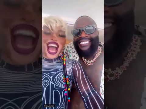 Rick Ross Has Laugh With New Friend - He Loves Her Smile