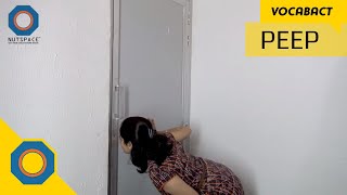Peep Meaning | VocabAct | NutSpace