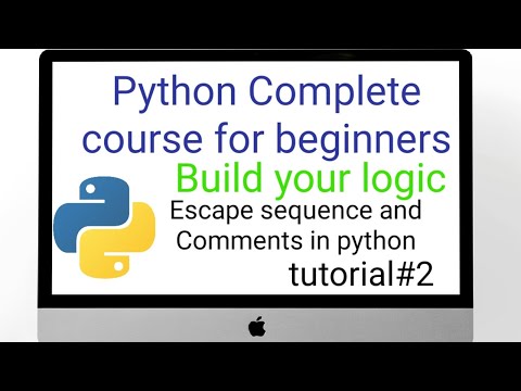 comments, escape sequences, print statement| tutorial#2| python course for beginners Urdu/Hindi