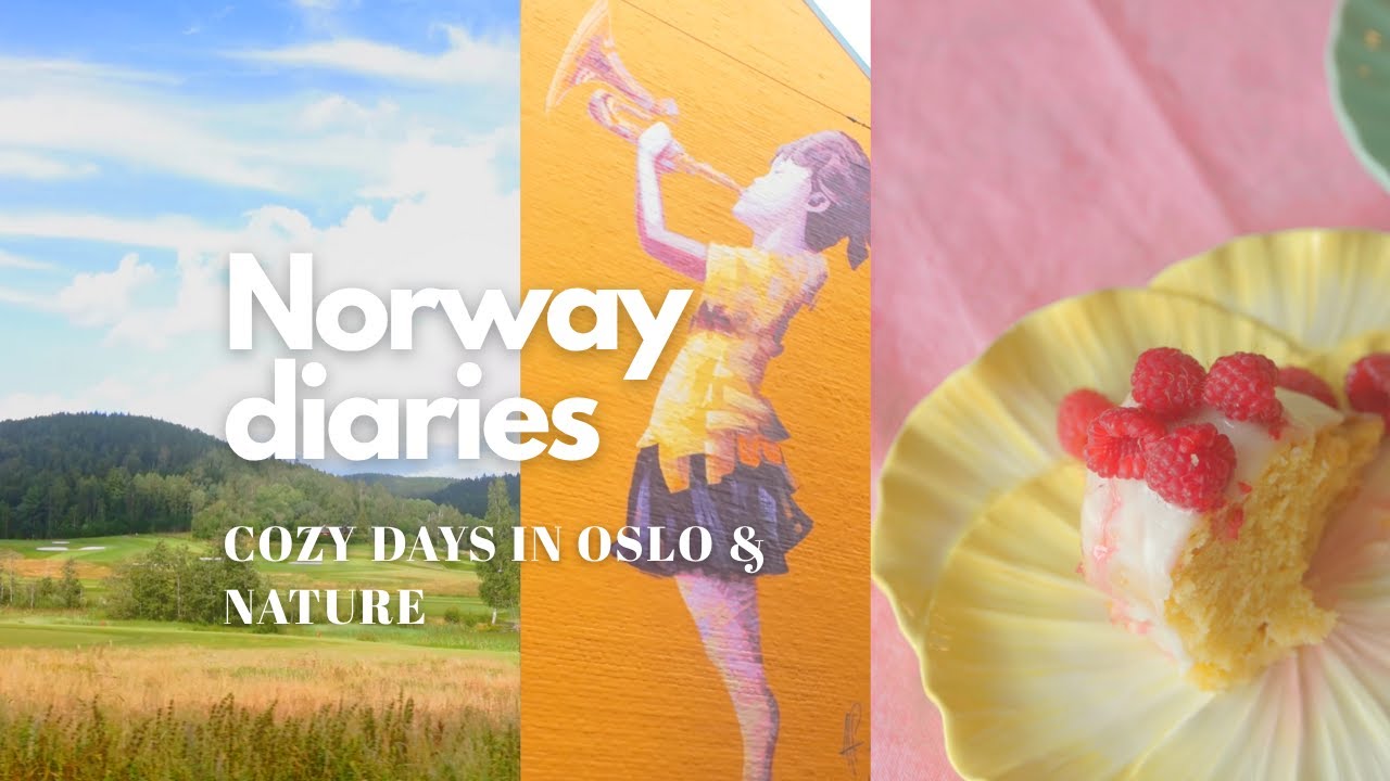 My slow Nordic life | colorful Oslo vlog | nature walk