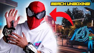 AVENGERS CAMPUS SPIDER-MAN MERCH UNBOXING!!