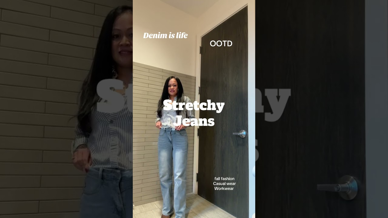 Comfort meets style: stretchy jeans perfect for casual days 
