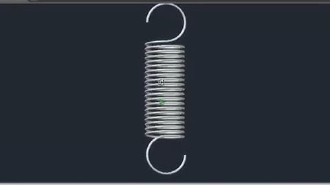 How to create 3d helical spring in Autocad